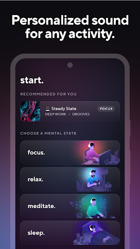 Music for Focus by Brain.fm ekran görüntüsü