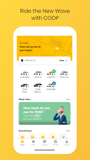 COOP Rideshare ekran görüntüsü