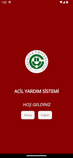 ÇÜ-SOS Acil Yardım Sistemi ekran görüntüsü