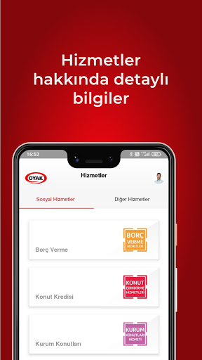 OYAK Mobil ekran görüntüsü