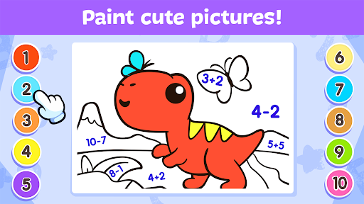 Coloring for Kids: By Number ekran görüntüsü