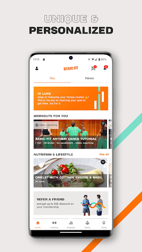 Basic-Fit ekran görüntüsü