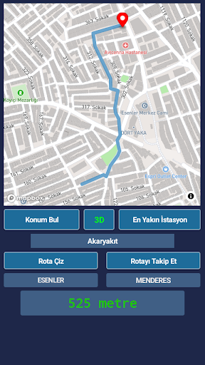 En Yakın Akaryakıt İstasyonu ekran görüntüsü