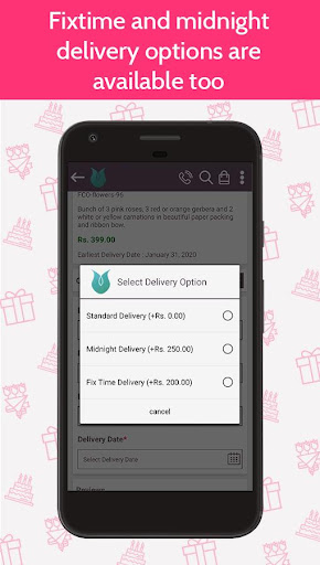 Flowers Cakes Online App ekran görüntüsü
