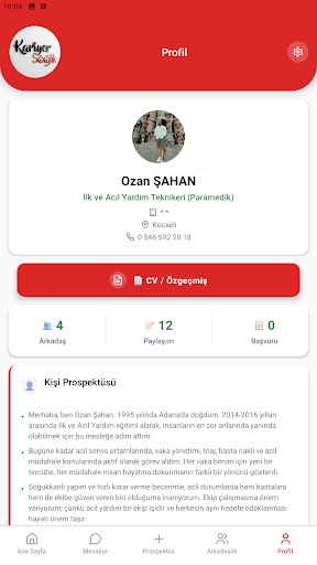 Kariyer Sağlık ekran görüntüsü