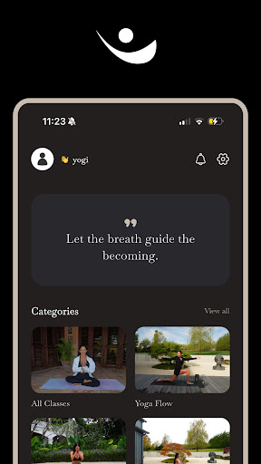 The Om Home Yoga ekran görüntüsü