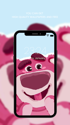Cute Lotso Bear Wallpaper HD ekran görüntüsü
