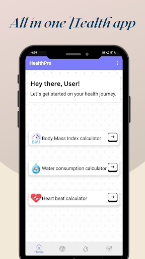 HealthPro - BMI Calculator ekran görüntüsü