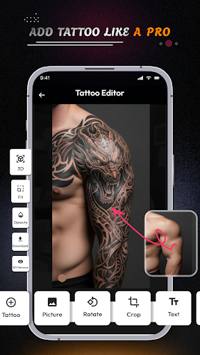 Inkhunter : 3D Tattoo Preview ekran görüntüsü