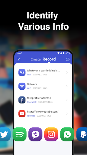 QR Create&Scan ekran görüntüsü