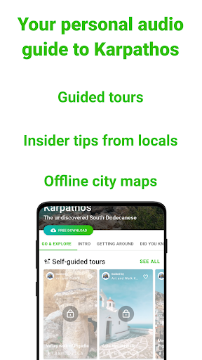 Karpathos SmartGuide ekran görüntüsü