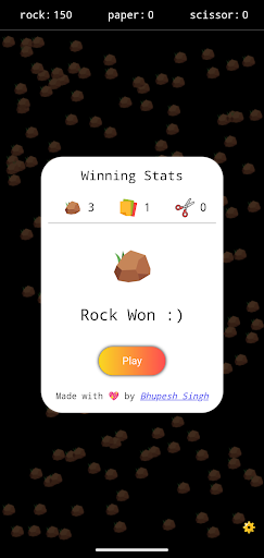 rock paper scissor : Simulator ekran görüntüsü