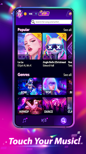 Piano Beat - EDM Music Tiles ekran görüntüsü
