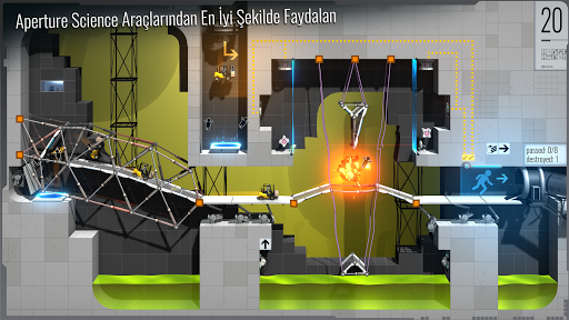 Bridge Constructor Portal ekran görüntüsü