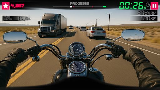 Traffic Rider 2: Moto Go ekran görüntüsü