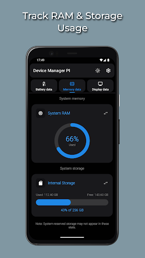 Device Manager PI: System Info ekran görüntüsü