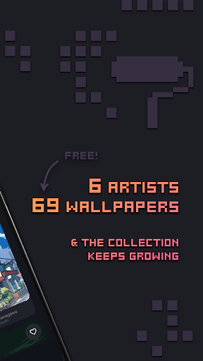 Retro Mode - Wallpapers ekran görüntüsü