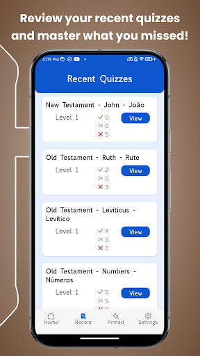 Portuguese Bible Quiz ekran görüntüsü