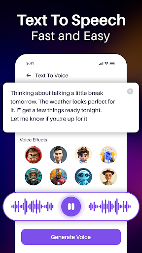 Voice Changer App - Voizy ekran görüntüsü