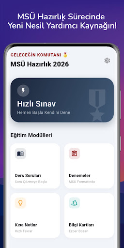 MSÜ Soru Bankası 2026 ekran görüntüsü