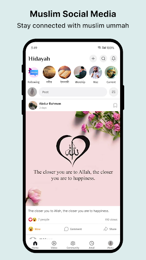 Hidayah - Muslim Social Media ekran görüntüsü