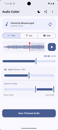 Audio Cutter: Trim, Cut, Split ekran görüntüsü