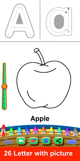 Alphabet Coloring ekran görüntüsü