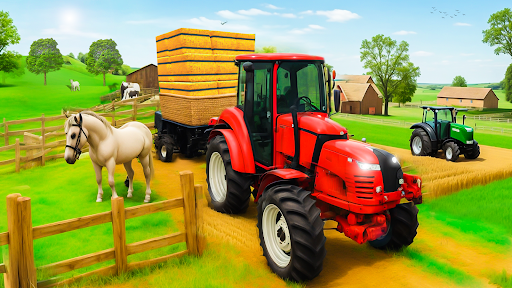 Farmer Tractor Farming Game 3D ekran görüntüsü