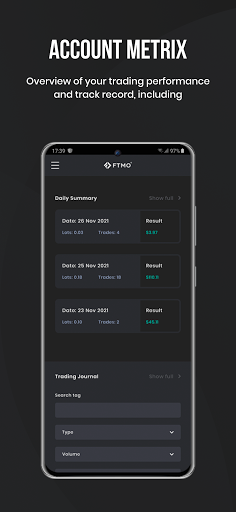 FTMO - Modern Prop Trading ekran görüntüsü