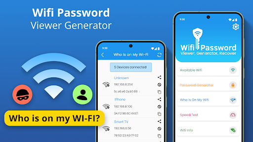 WiFi şifre gösterici ekran görüntüsü