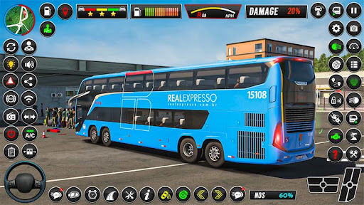 Bus Simulator Game Coach Bus ekran görüntüsü