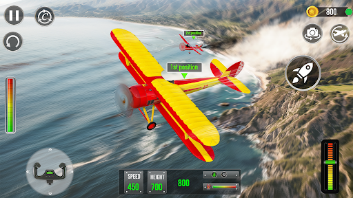 Airplane Simulator Flight 3D ekran görüntüsü