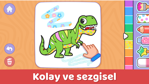 1+ yaş için boyama oyunu ekran görüntüsü