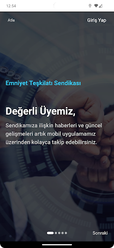 Emniyet Teşkilatı Sendikası ekran görüntüsü