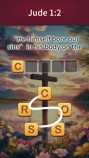 Bible Word Connect:Puzzle Game ekran görüntüsü