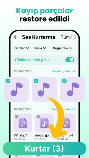 Silinen Fotoğrafları Kurtarma ekran görüntüsü