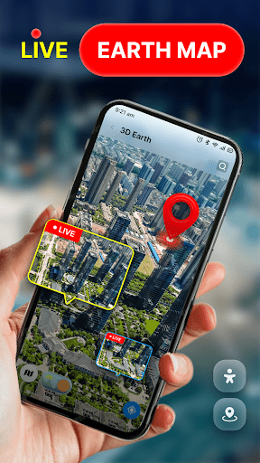 Live Cam Earth Map - GPS Cam ekran görüntüsü