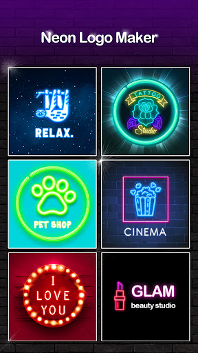 Logo Yapma Programı Neon ekran görüntüsü