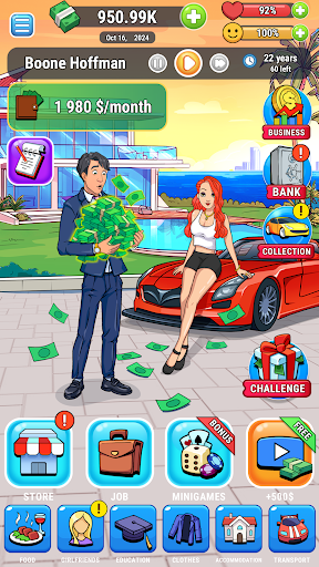 Rich Inc. Zenginlik Simülatörü ekran görüntüsü