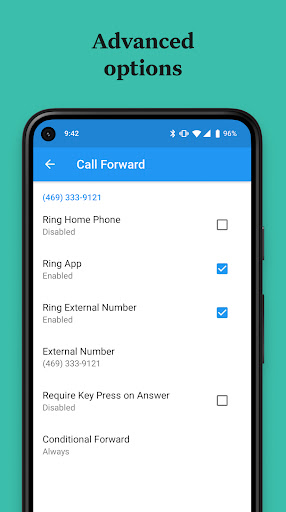 Ooma Home Phone ekran görüntüsü