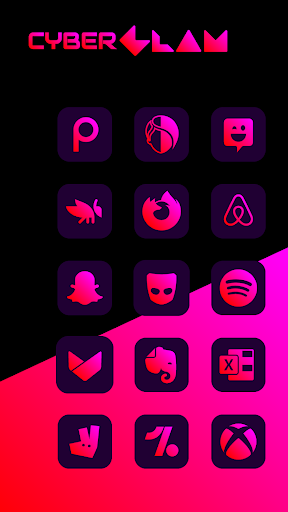 CyberGLAM - Icon Pack ekran görüntüsü