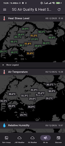 JHR SG Weather & Air Quality ekran görüntüsü