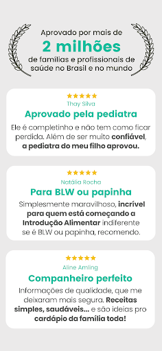 BLW Brasil - Comida para bebê ekran görüntüsü