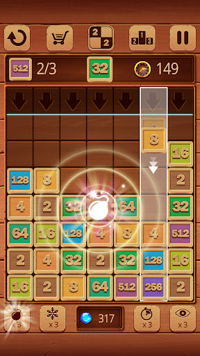 Merge Numbers : Wooden edition ekran görüntüsü