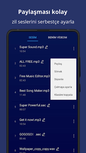 MP3 Kesici & Ses Müzik Kesmek ekran görüntüsü