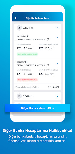 Halkbank Mobil ekran görüntüsü
