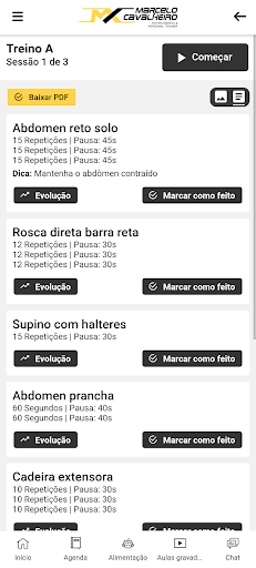 Marcelo Cavalheiro NutriTreino ekran görüntüsü