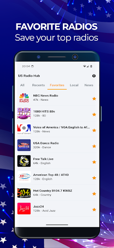 USA Audio Broadcast ekran görüntüsü