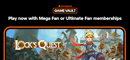 Crunchyroll: Lock's Quest ekran görüntüsü