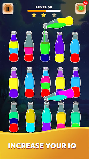Water Color Sorting Game 3D ekran görüntüsü